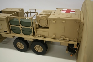 military truck scale model